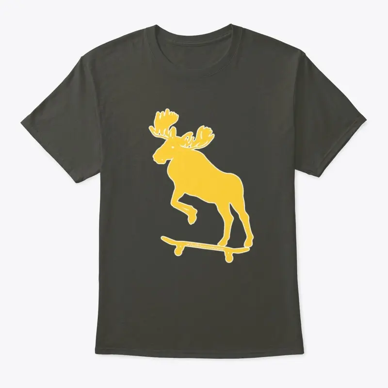 Skateboard Moose White